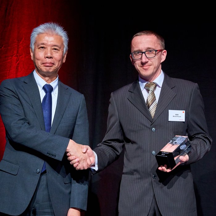 NSK Needle Bearing Poland mottar Supplier Award från Toyota Motor Europe